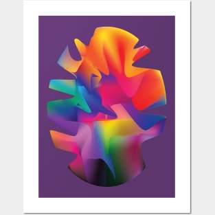 Rainbow Gradient Scrambled Egg Posters and Art